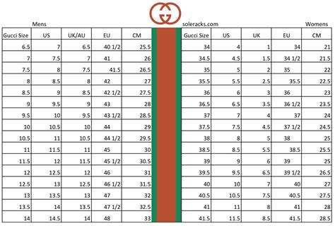 gucci shoes size chart|gucci shoe size to us.